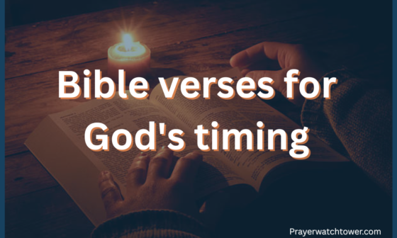 bible verses for God's timing