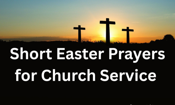 short Easter prayers for church service