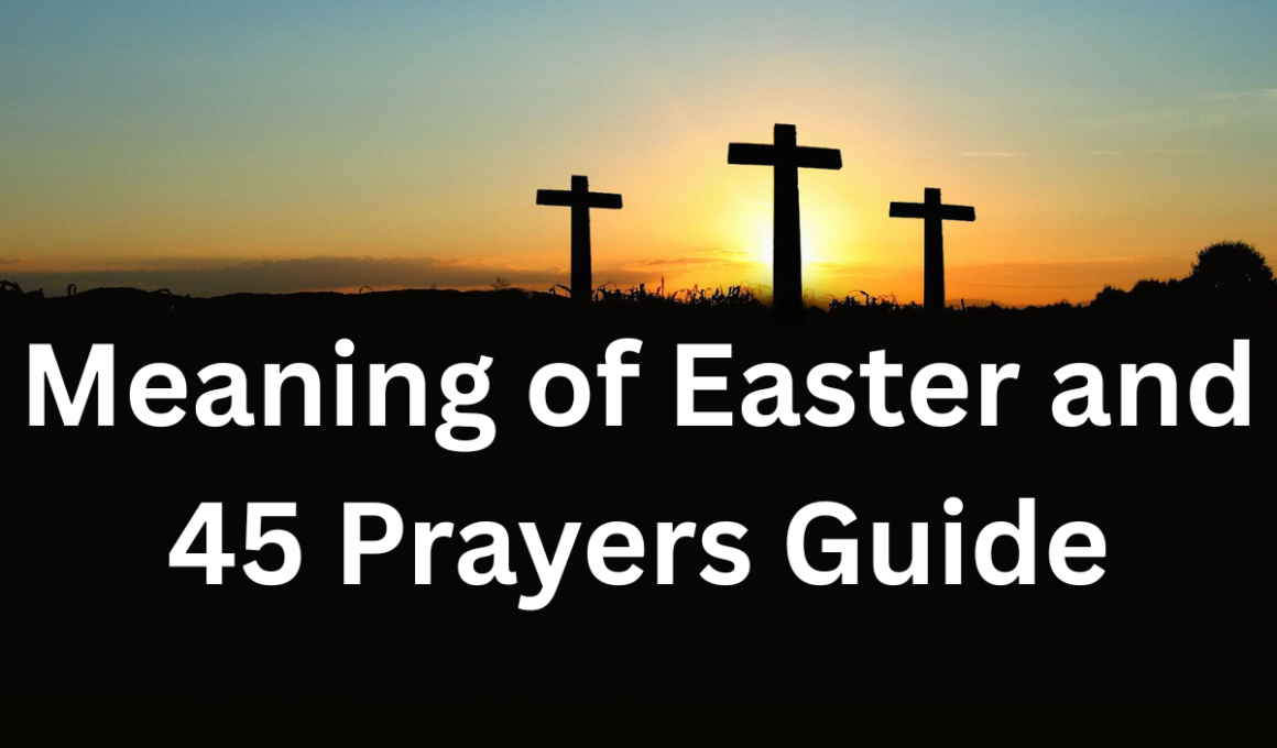 meaning of Easter and prayers guide