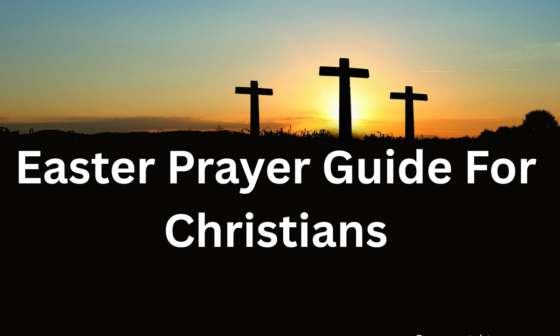Easter prayer guide for Christians