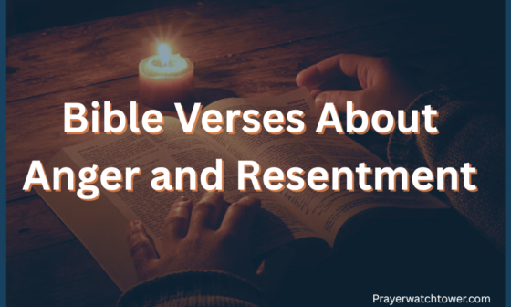 bible verses about anger and resentment