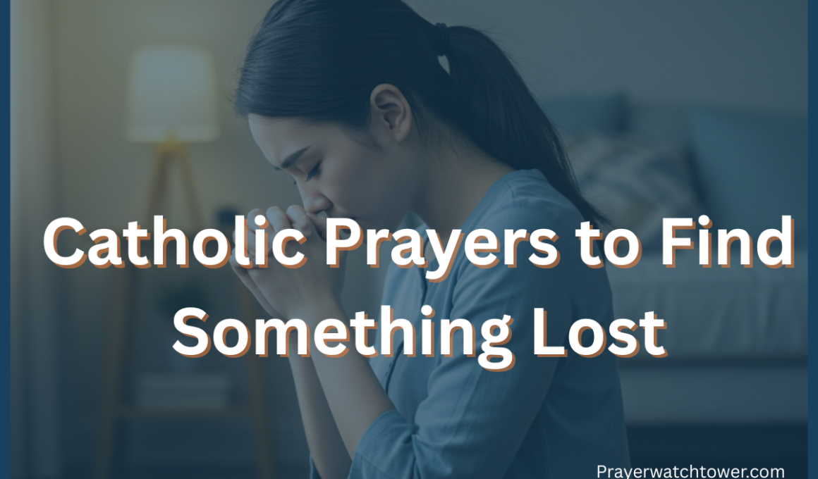 catholic prayers to find something lost