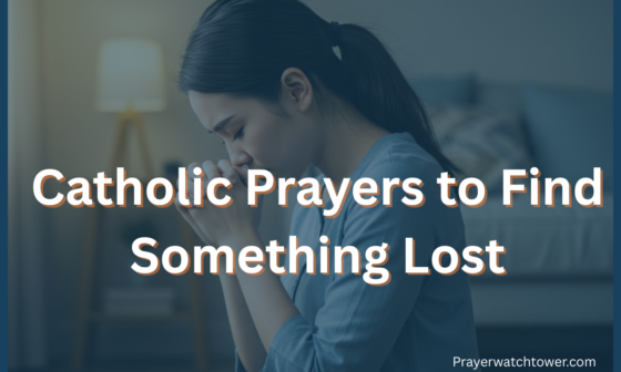 catholic prayers to find something lost