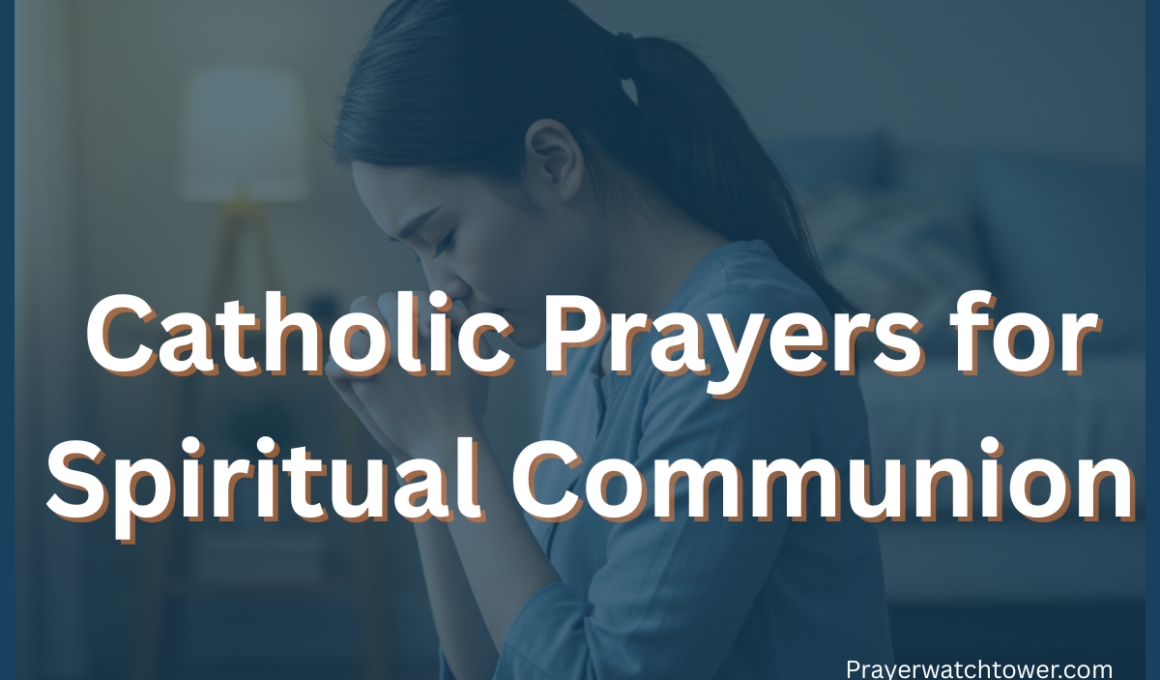 catholic prayers for spiritual communion