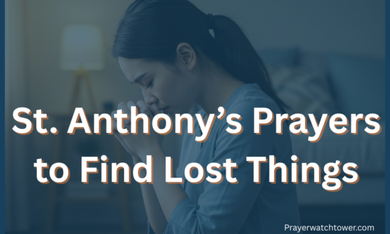 St. Anthony's prayers to find lost things