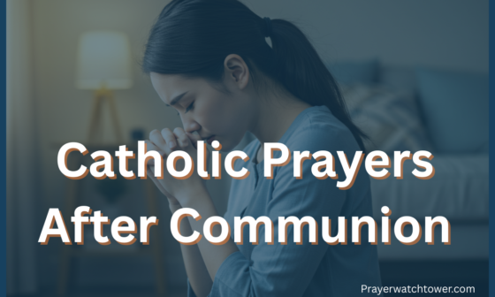 Catholic prayers after communion