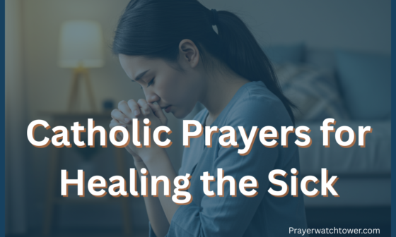 Catholic prayers for healing the sick
