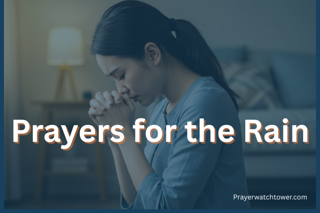 prayers for the rain