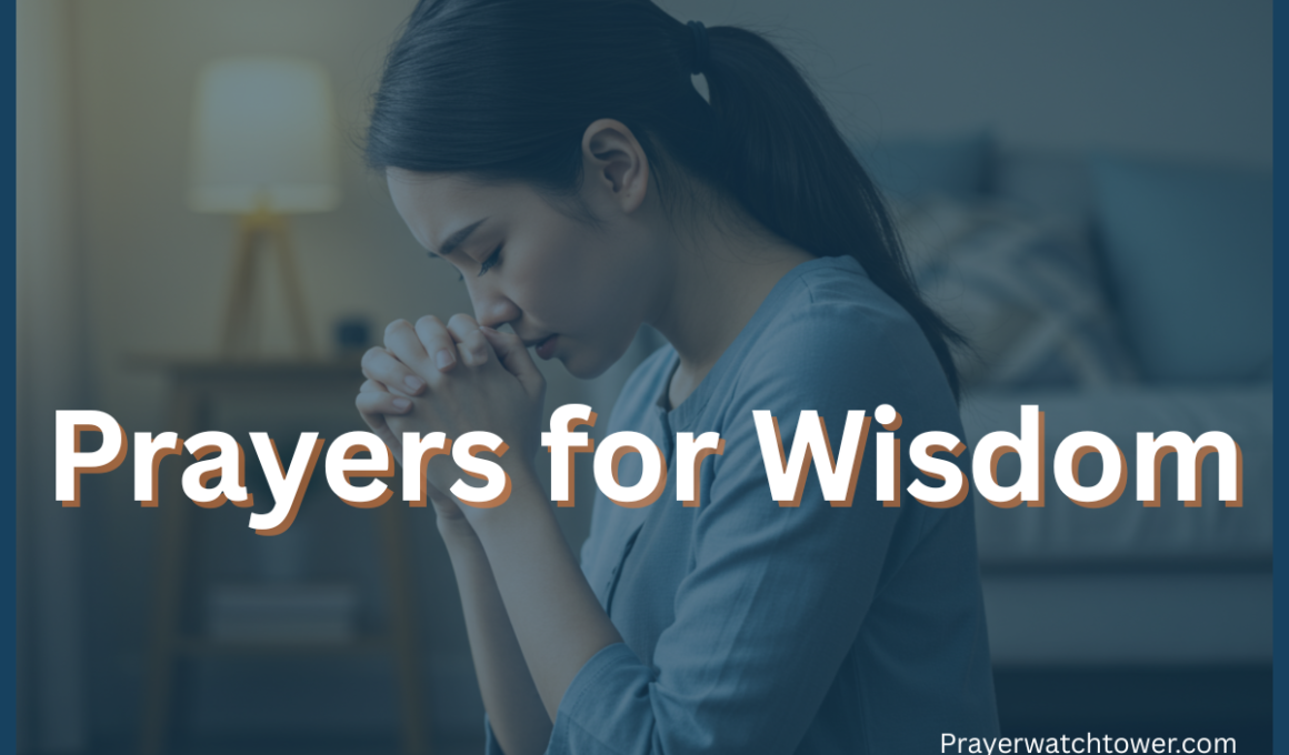 Prayers for wisdom