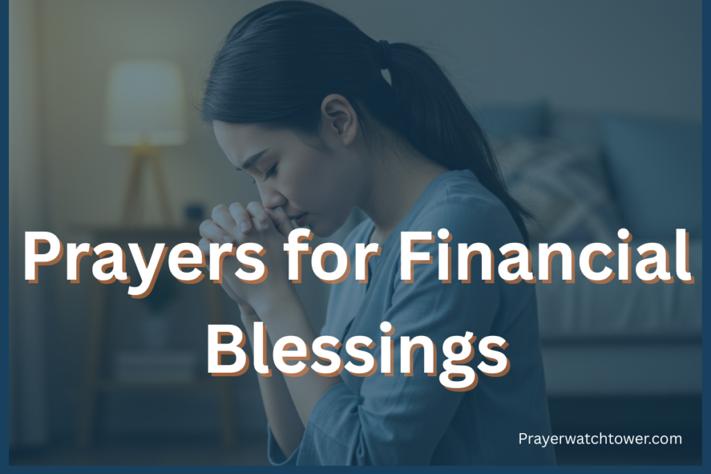 prayers for financial blessings