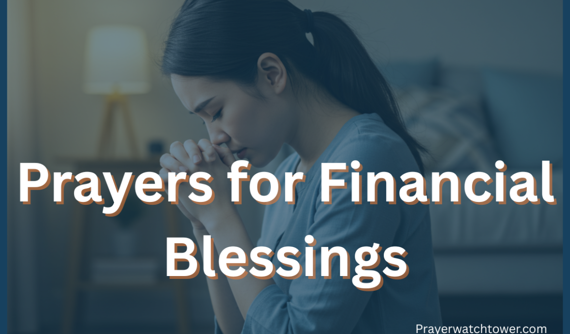 prayers for financial blessings