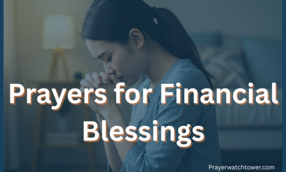 prayers for financial blessings