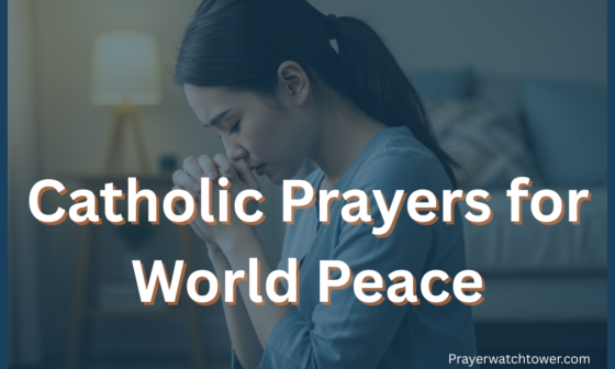 catholic prayers for world peace
