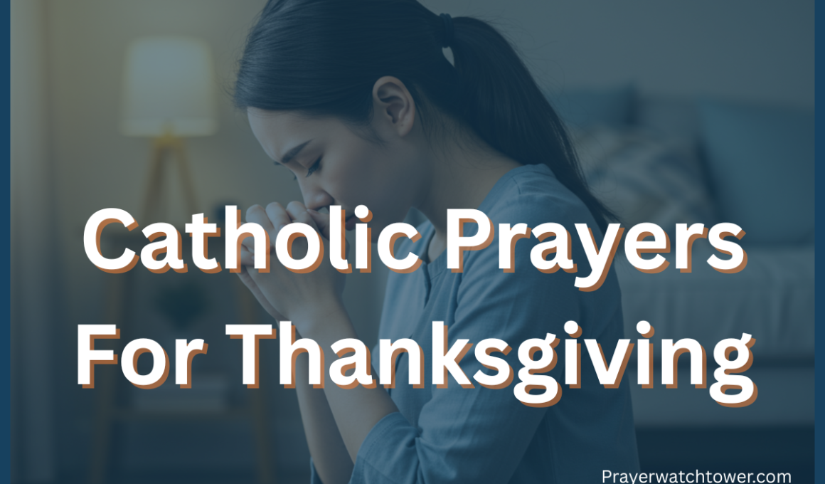 Catholic prayers for thanksgiving