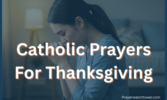 Catholic prayers for thanksgiving