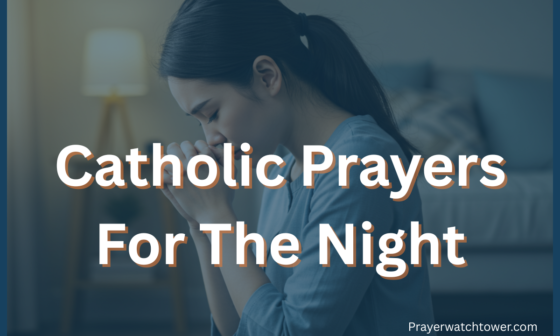Catholic prayers for the night