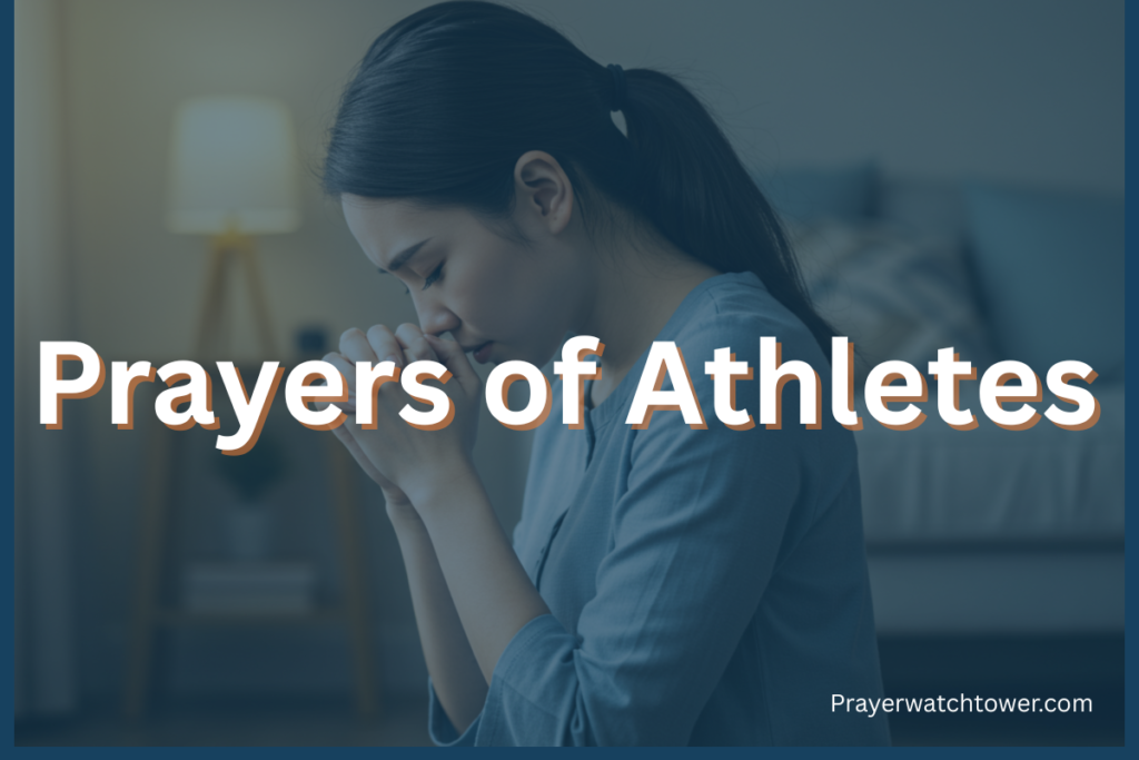 prayers of athletes 