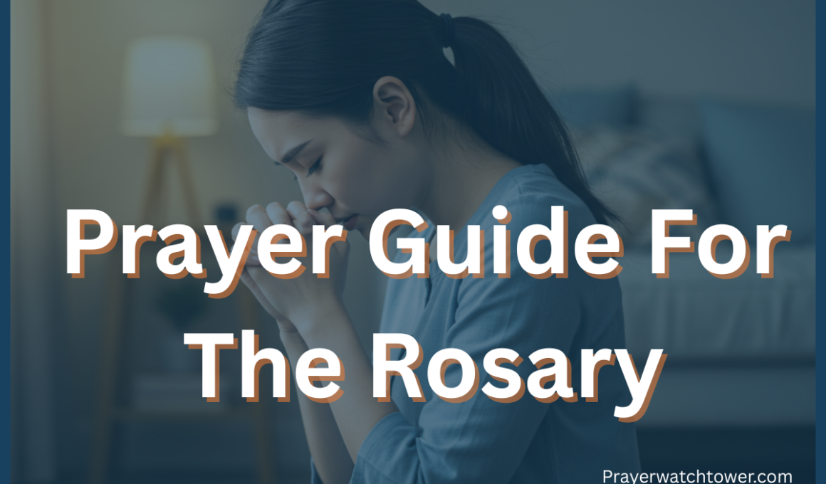prayer guide for the rosary
