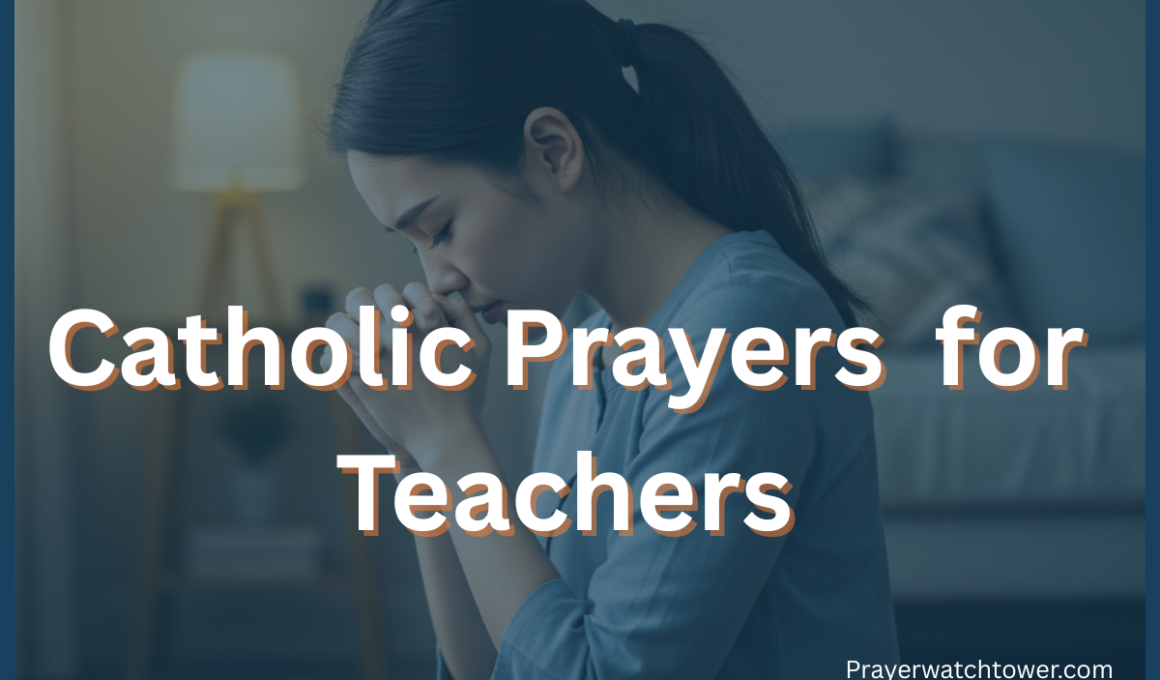 catholic prayers for teachers