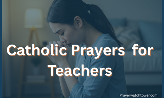 catholic prayers for teachers