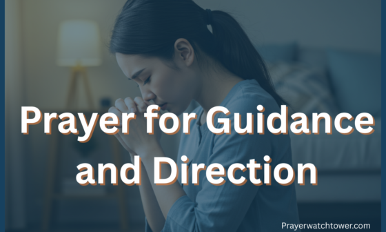 prayers for guidance and direction
