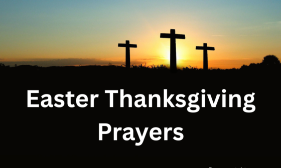 Easter thanksgiving prayers