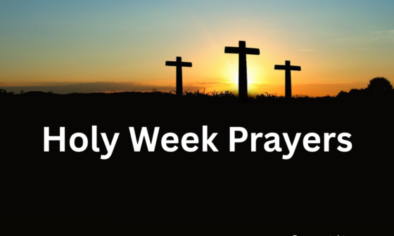 Holy Week prayers