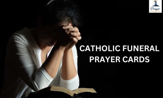 Catholic funeral prayer cards