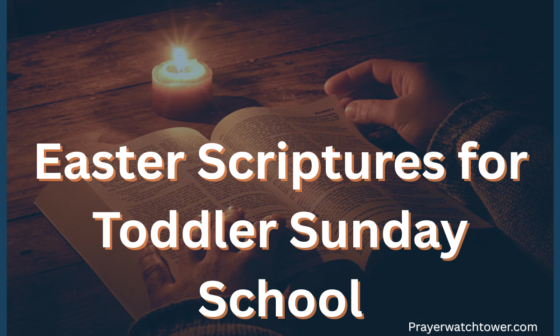 Easter Scriptures for Toddler Sunday School