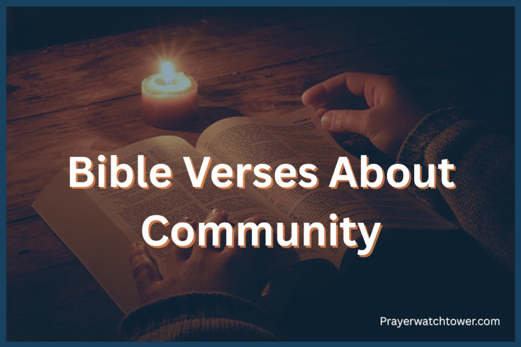 Bible Verses About Community