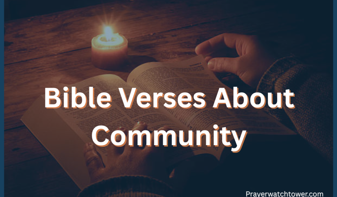 Bible Verses About Community
