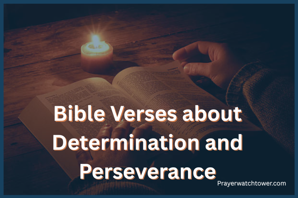 Bible Verses about Determination and Perseverance