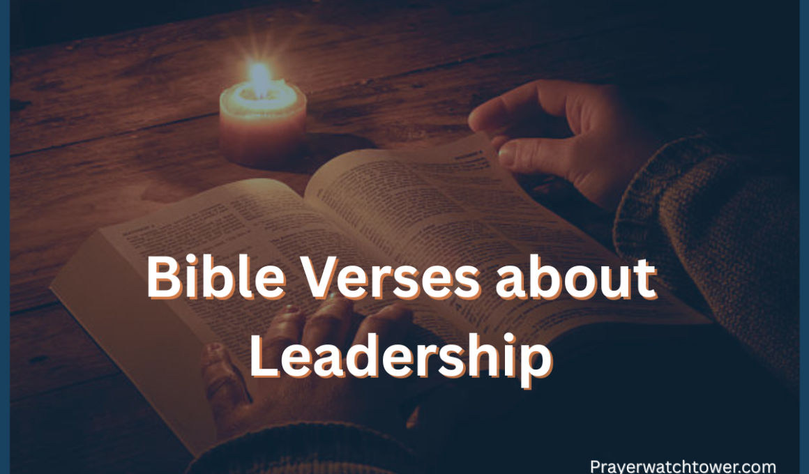 Bible Verses about Leadership