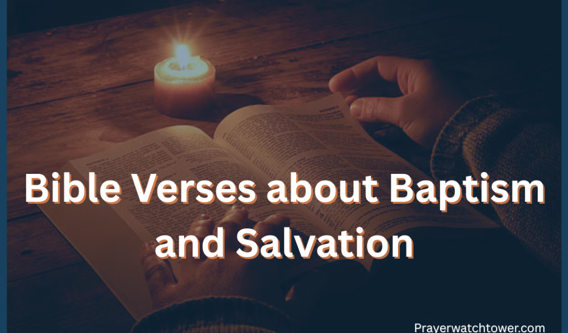 Bible Verses about Baptism and Salvation