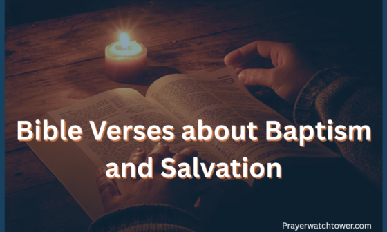 Bible Verses about Baptism and Salvation