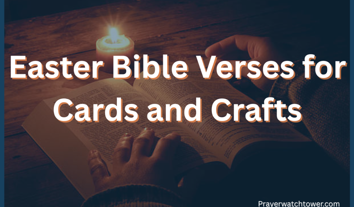 Easter bible verses for cards and crafts