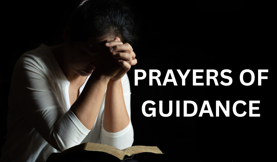 prayers of guidance