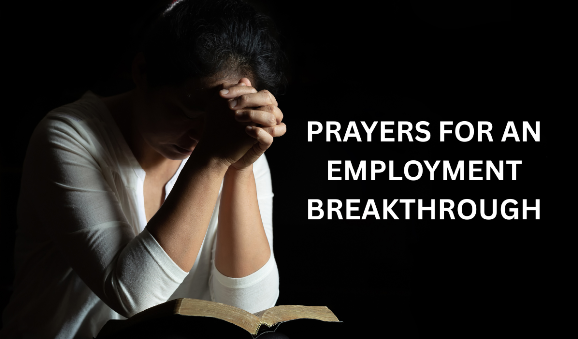 prayers for an employment breakthrough