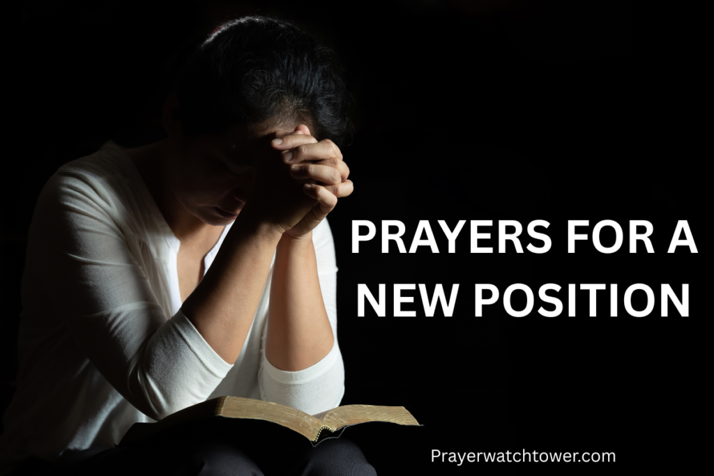 prayers for a new position