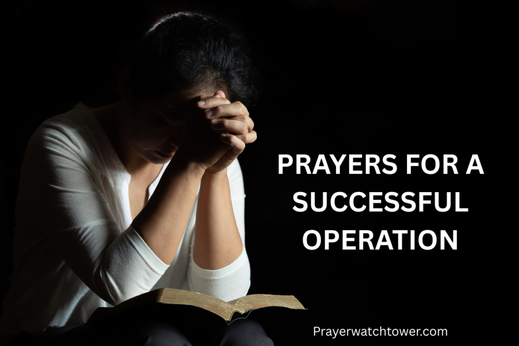 prayers for a successful operation