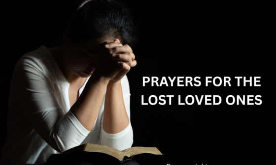 prayers for the lost loved ones