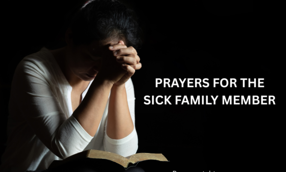 prayers for the sick family member