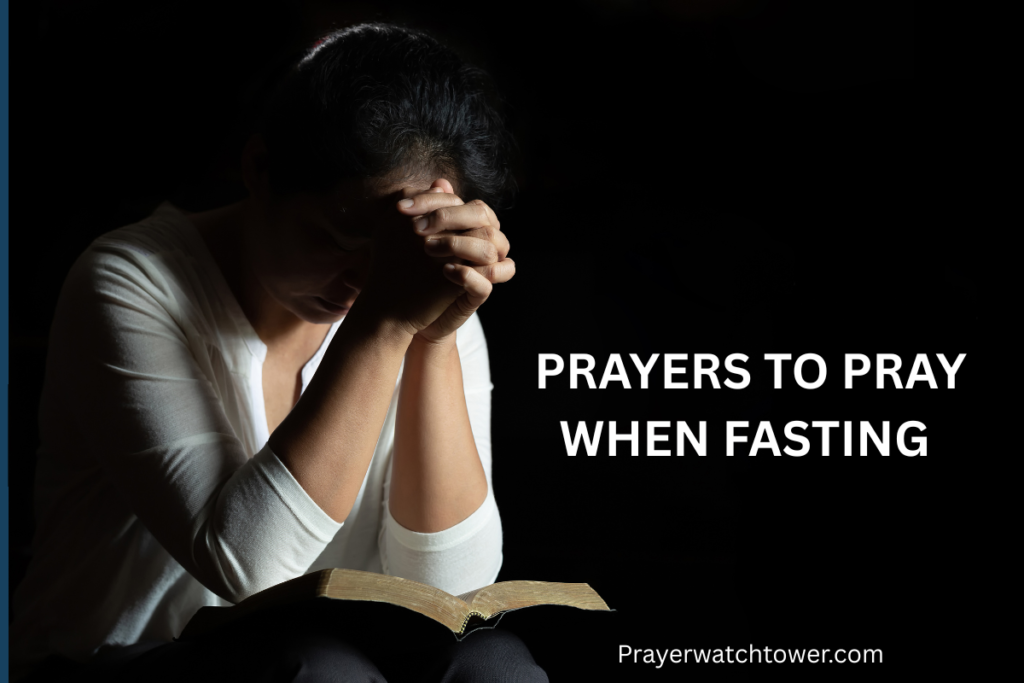 prayers to pray when fasting 