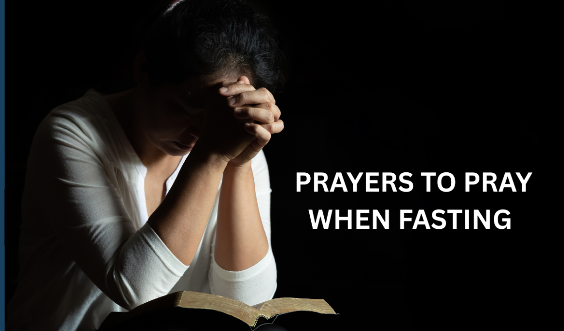 prayers to pray when fasting