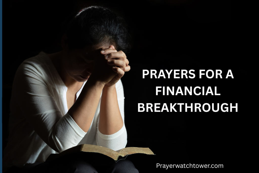 prayers for a financial breakthrough,