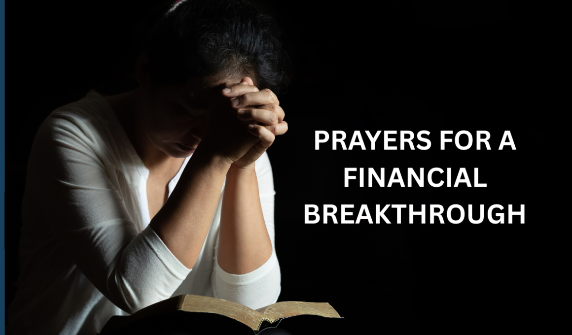 prayers for a financial breakthrough,