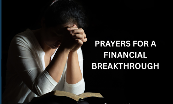 prayers for a financial breakthrough,