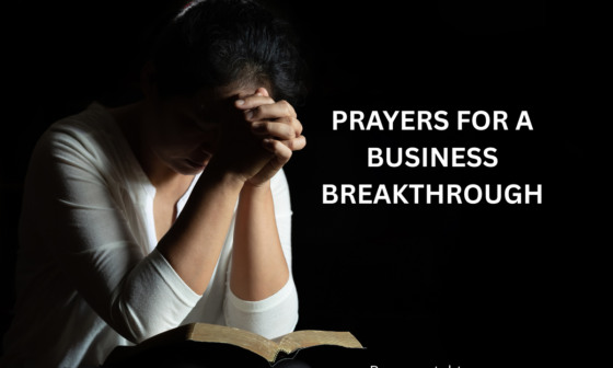 prayers for a business breakthrough