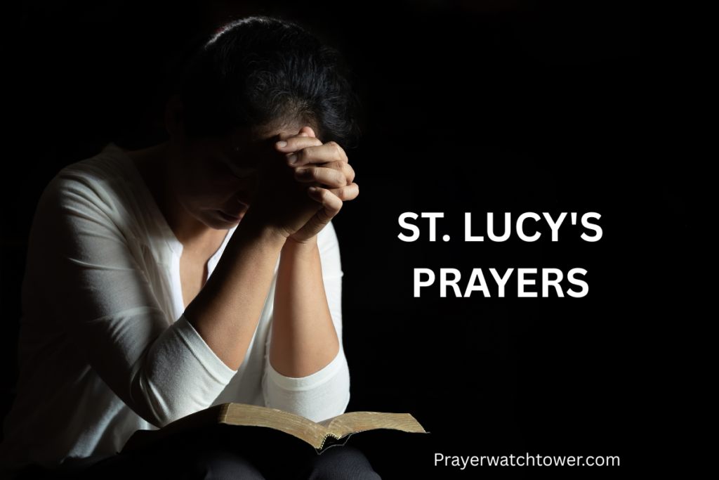 St Lucy's prayers