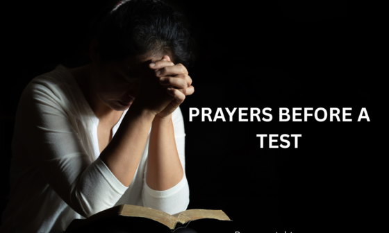 prayers before a test